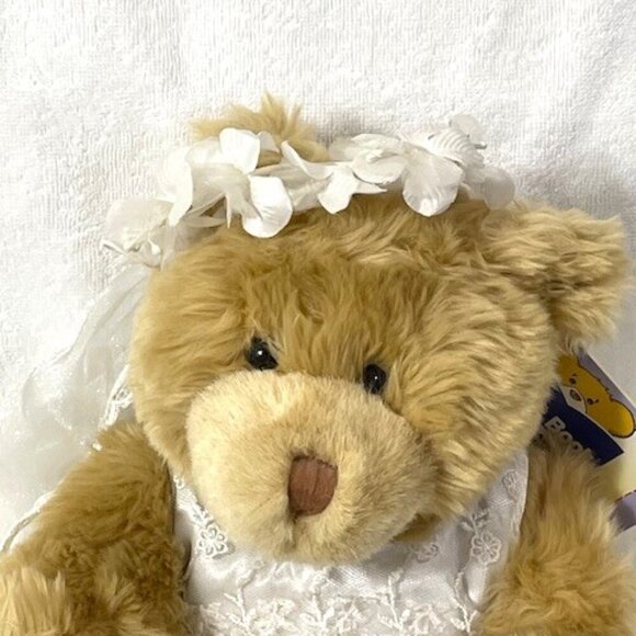 Build-a-Bear in wedding dress and veil. - Picture 2 of 7